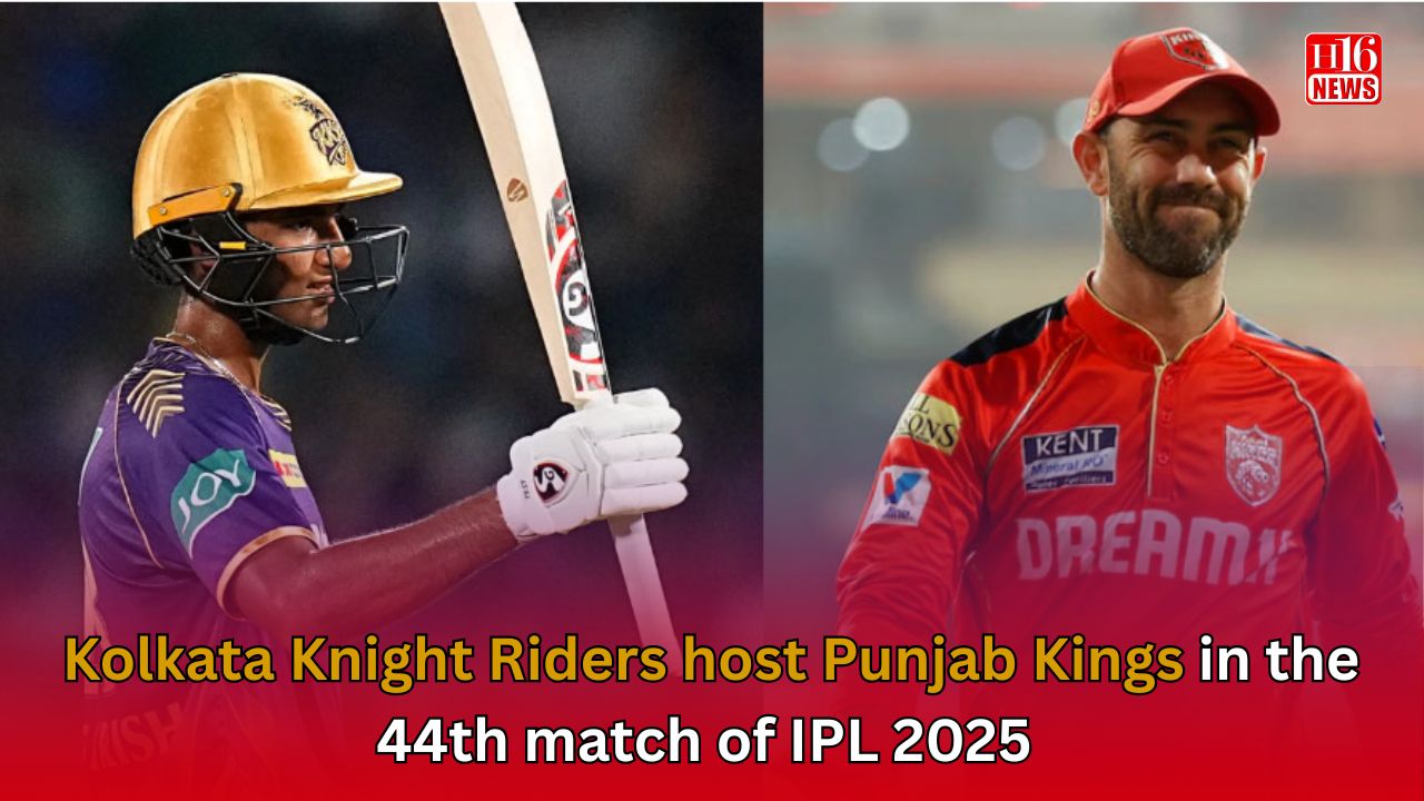 Kolkata Knight Riders host Punjab Kings in the 44th match of IPL 2025